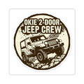 Okie 2-Door Jeep Crew Sticker — Off-Road Jeep Vinyl Decal